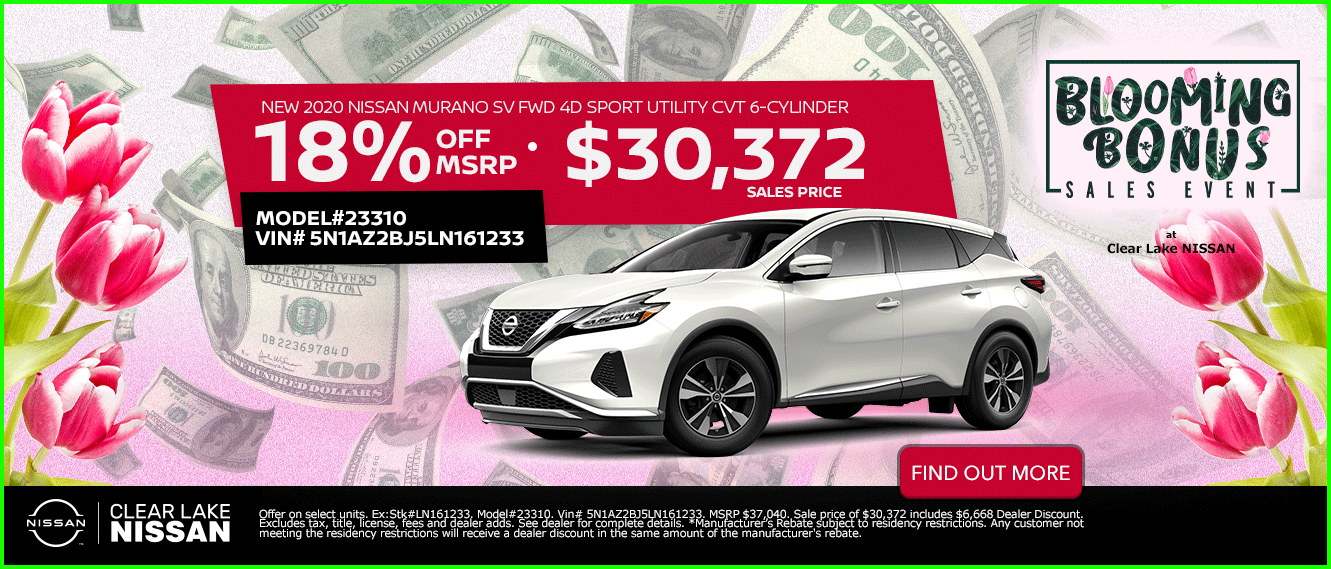 New Nissan Specials and Discounts | Clear Lake Nissan