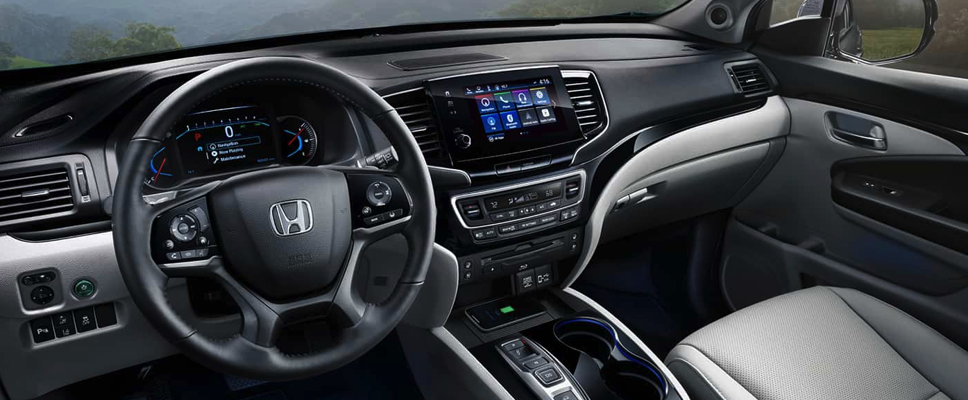 Interior of the 2021 Honda Pilot