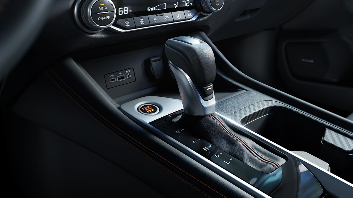 Shift Lever in the 2021 Sentra