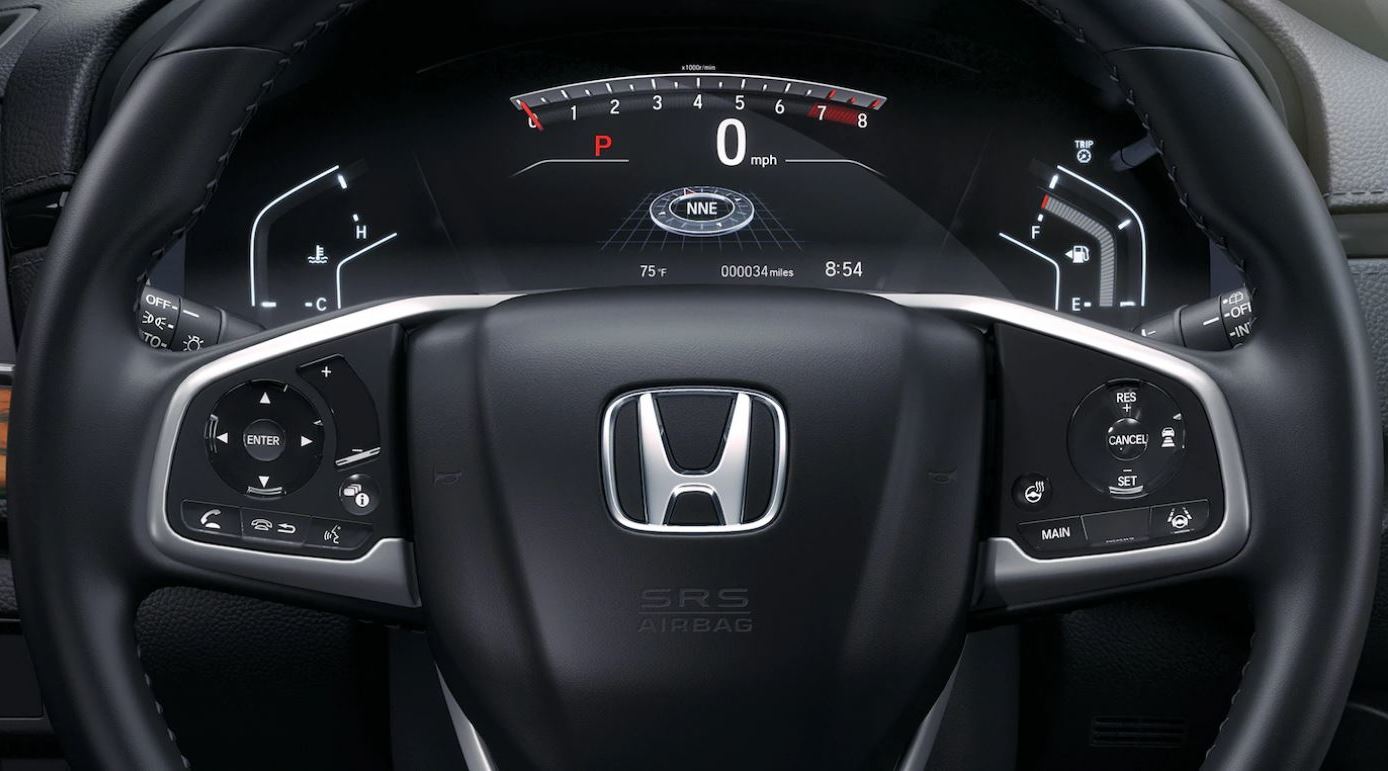 Steering Wheel of the 2021 CR-V Hybrid