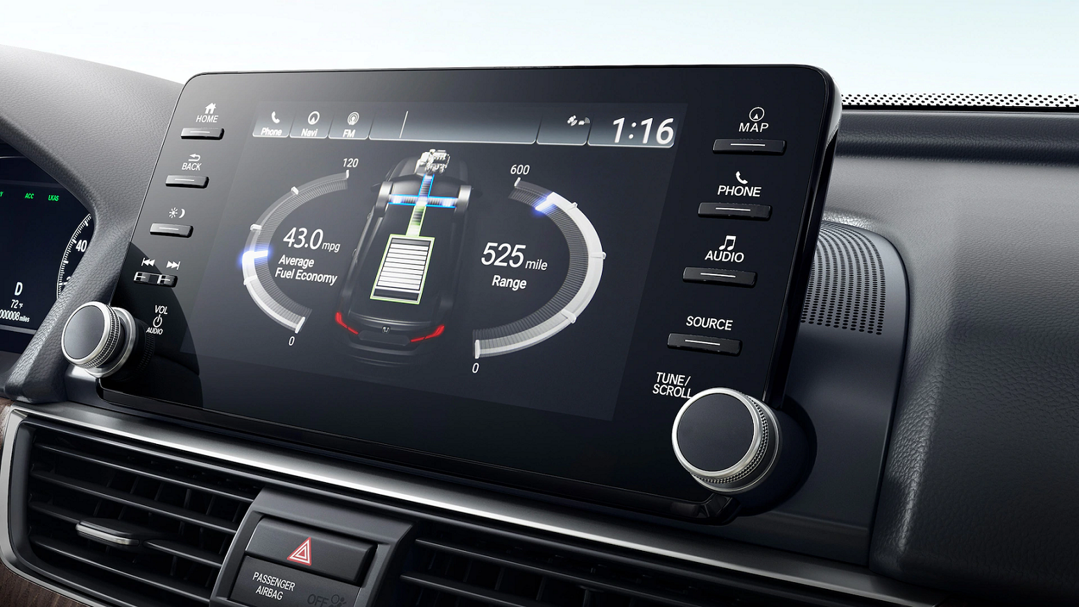 Power Flow Monitor in the 2021 Accord Hybrid