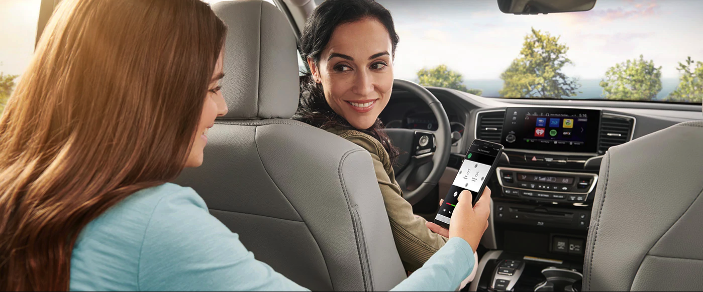 Interior of the 2021 Honda Pilot