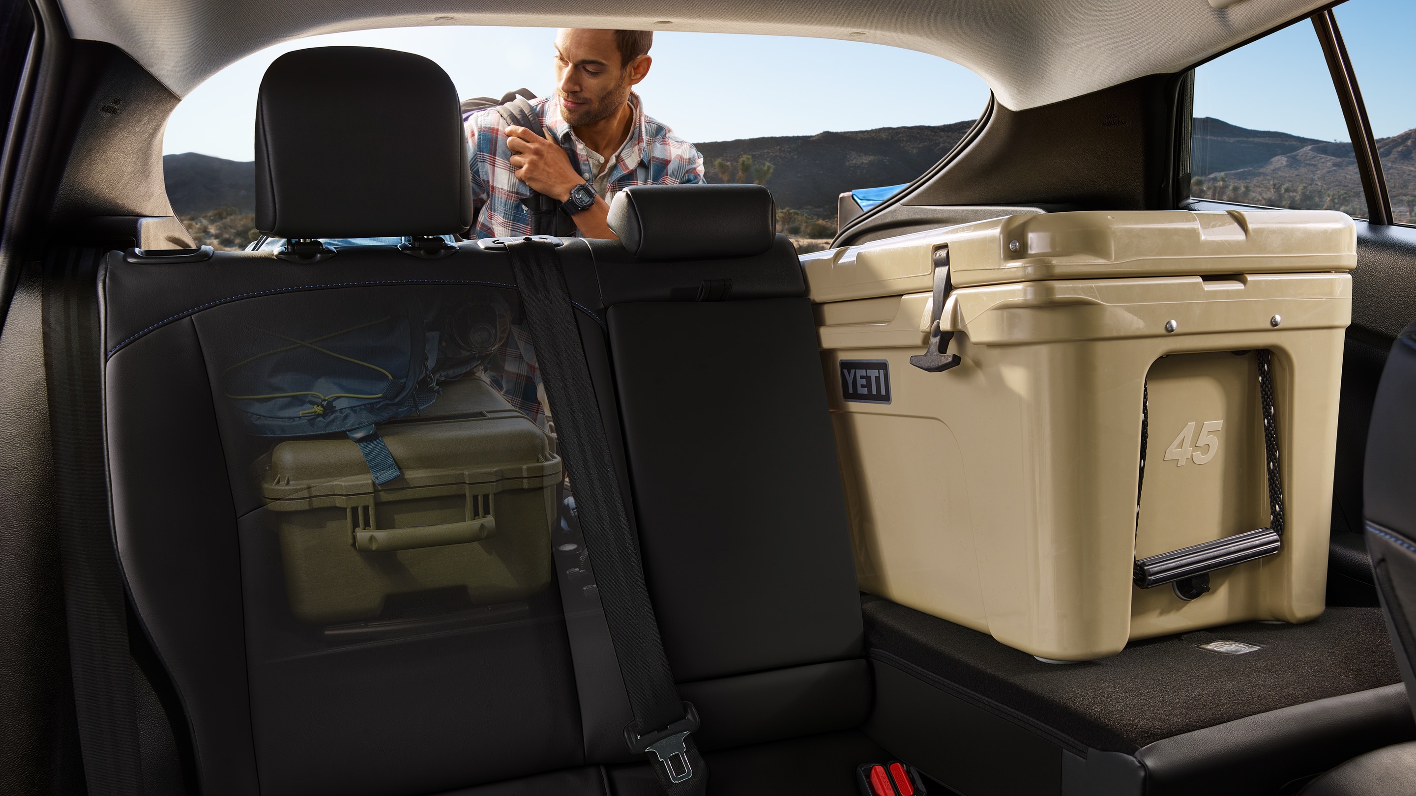 Split-Fold Rear Seats in the 2021 Toyota Prius