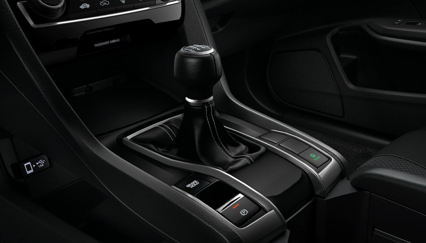 Interior of the 2021 Civic Hatchback