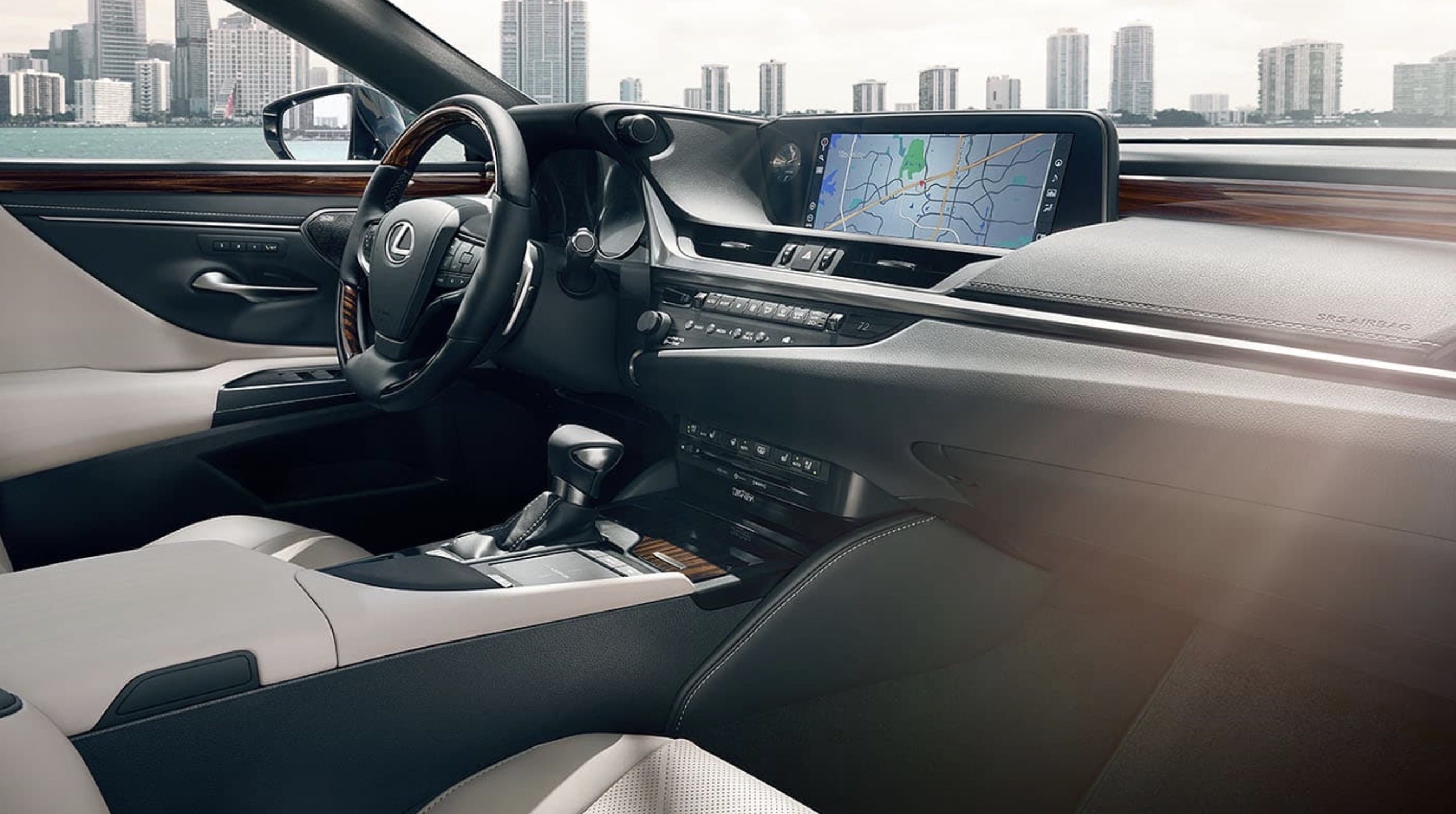 Interior of the 2021 Lexus ES 250