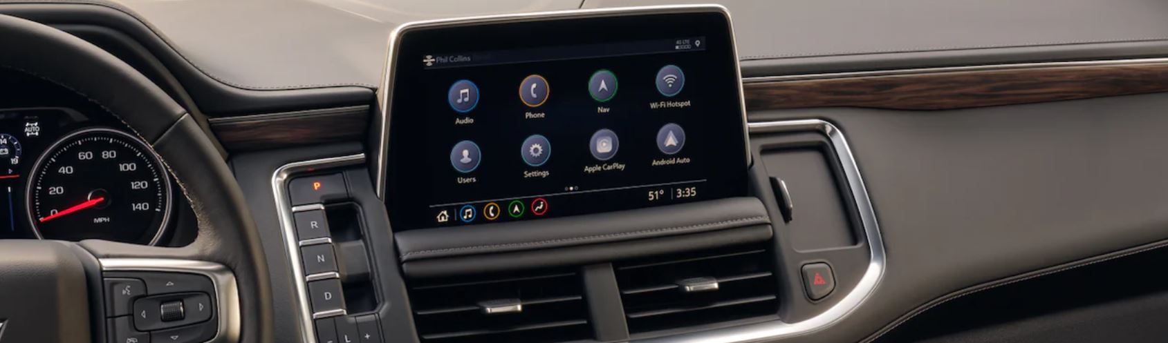 Touchscreen in the 2021 Suburban