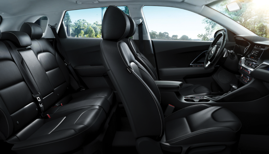 Interior of the 2021 Kia Niro Hybrid
