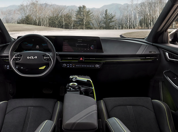 Interior of the Kia EV6