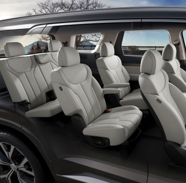 Asientos que se aseguran de que todos viajen realmente cómodos. 