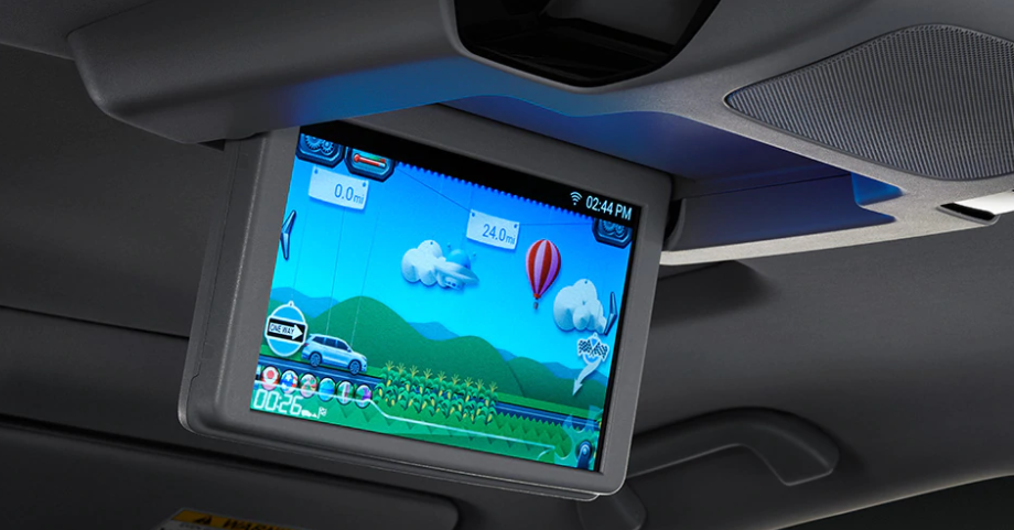 Con el sistema de entretenimiento trasero tus pasajeros no se aburrirán ni en el más largo de los viajes.