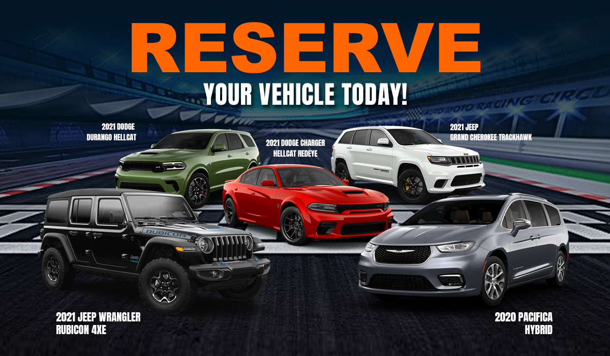 Reserve Your High-Performance Vehicles - St. Charles CDJR
