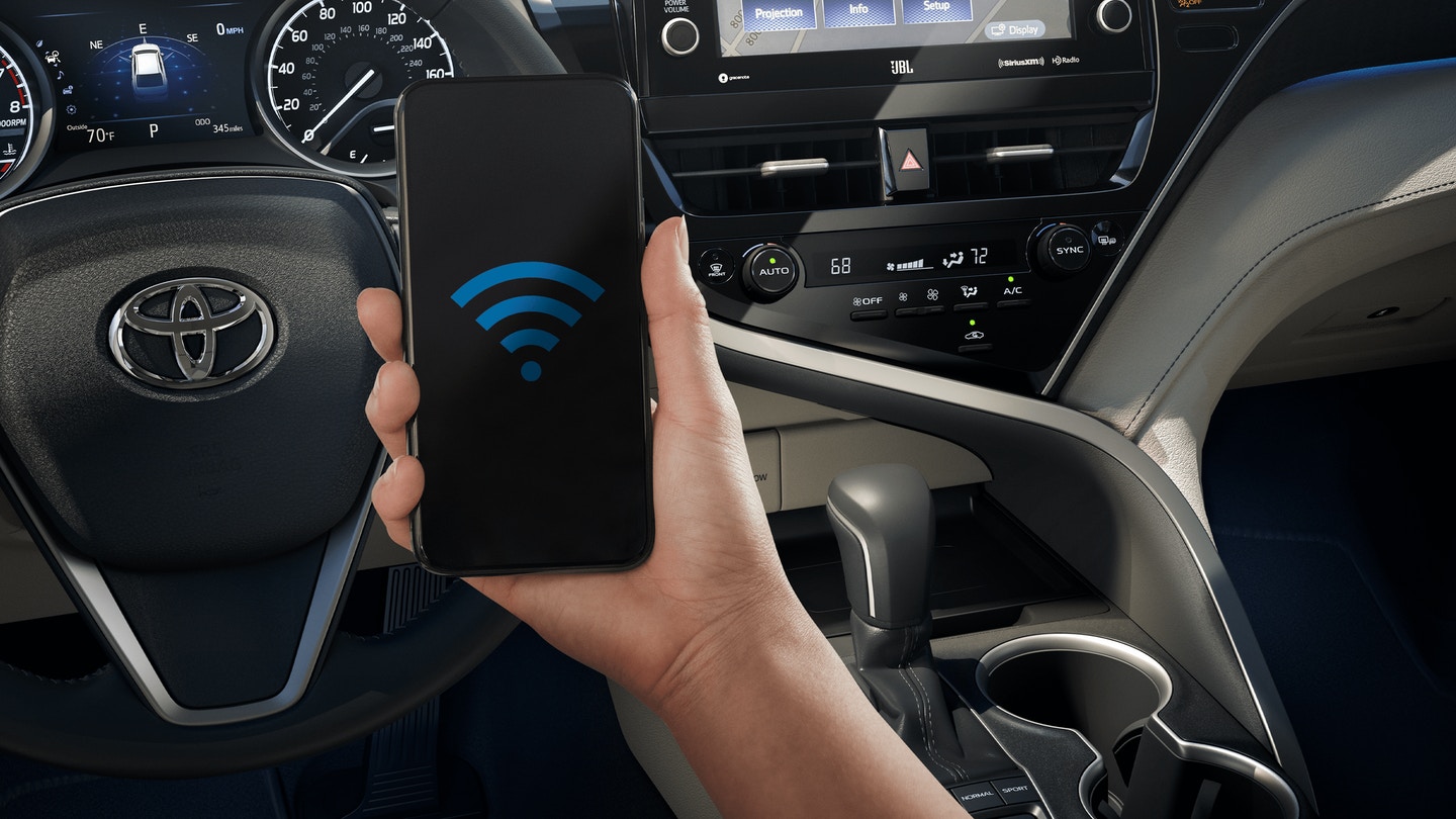 Standard Wi-Fi Connectivity in the 2021 Toyota Camry Hybrid