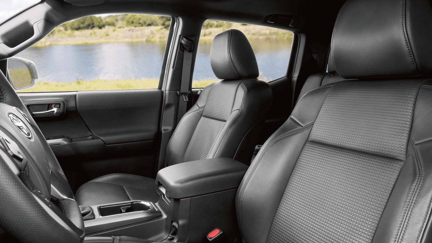 Available Leather Seating in the 2021 Toyota Tacoma