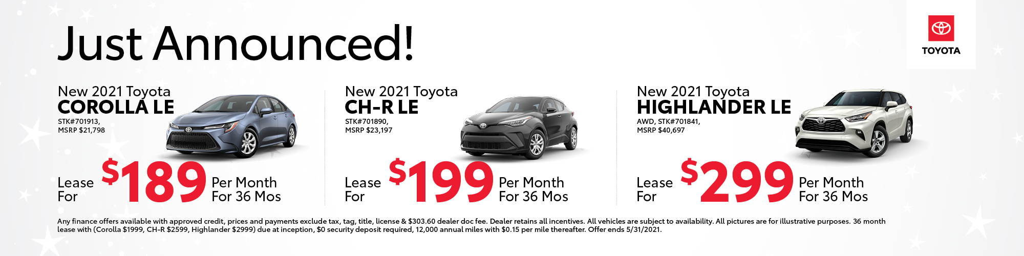 New Gerald Toyota Specials - Gerald Toyota of Matteson