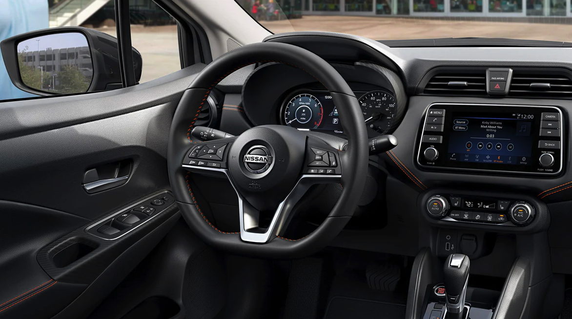 Interior of the 2021 Nissan Versa