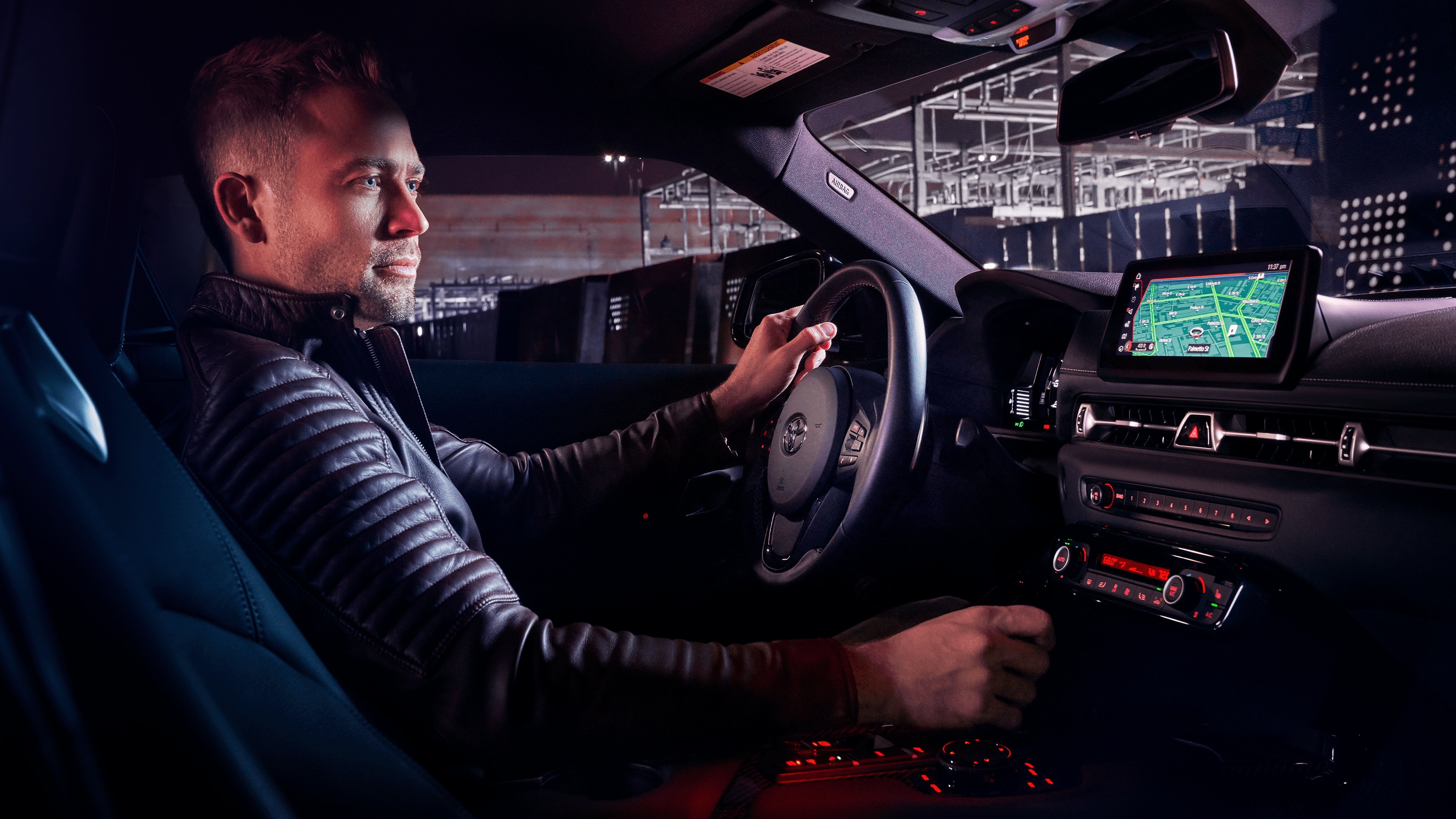 Interior of the 2021 GR Supra