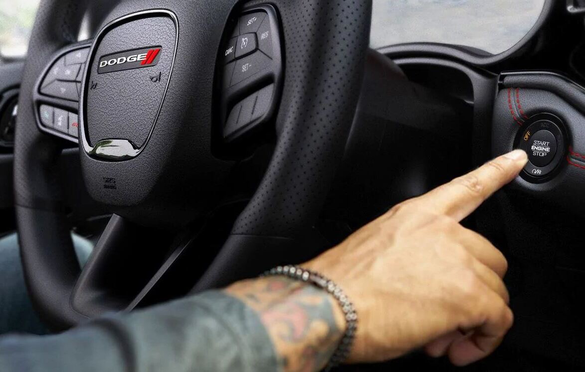 Push Button Start in the 2021 Durango