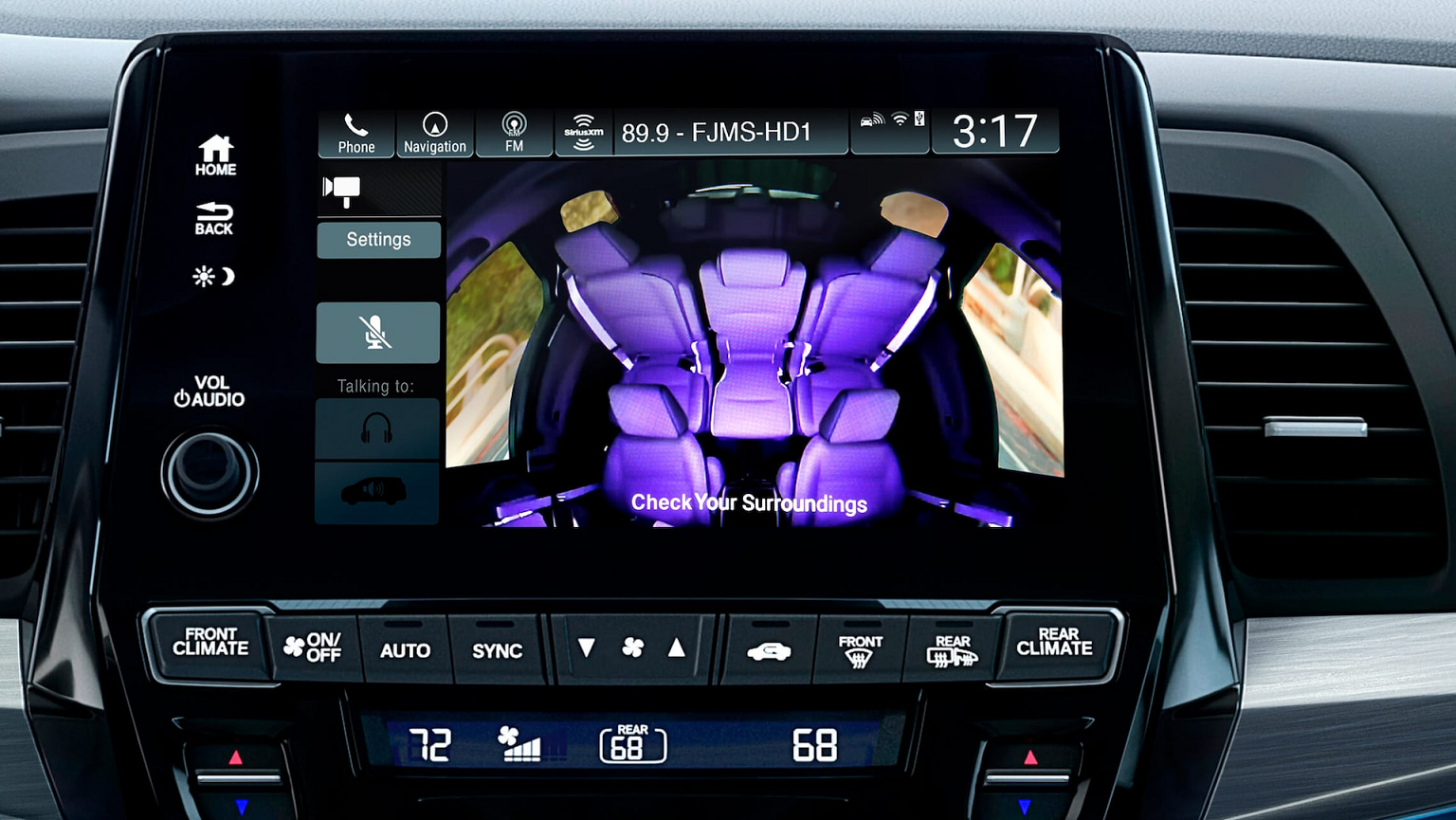 2022 Odyssey Rear Seat Reminder