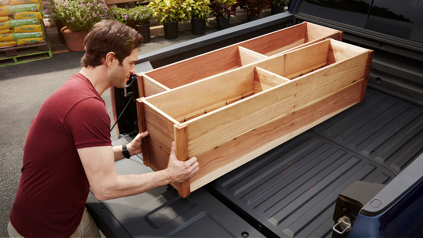 Truck Bed of the 2021 Ridgeline