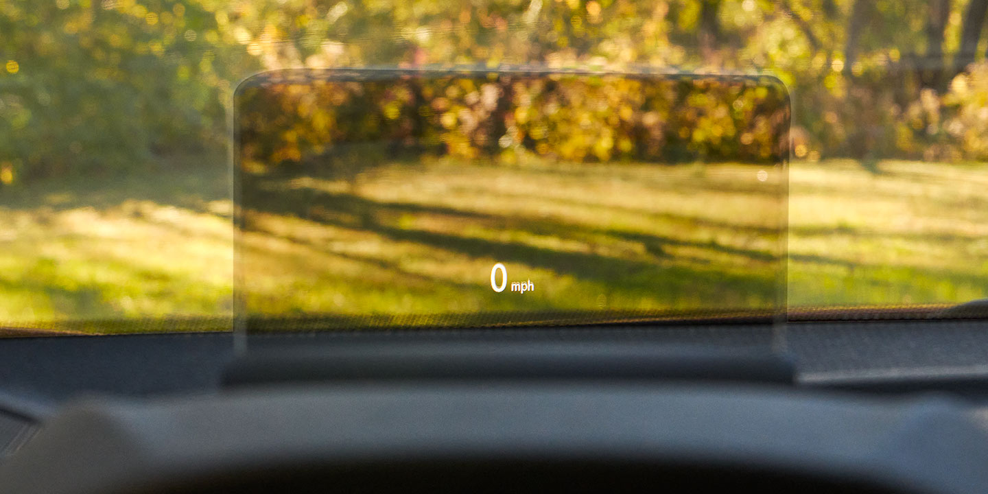 Head Up Display in the 2022 Eclipse Cross