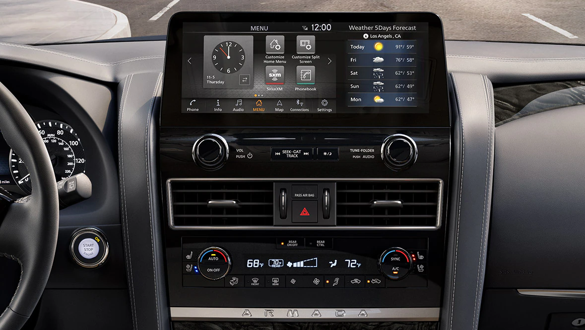 2021 Armada Touchscreen