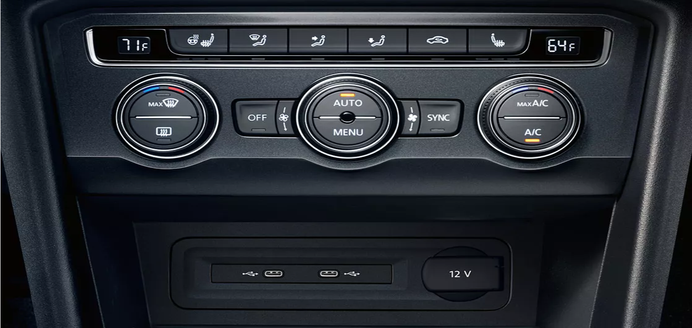 2021 Volkswagen Tiguan Climatronic® Dual-Zone Automatic Climate Control