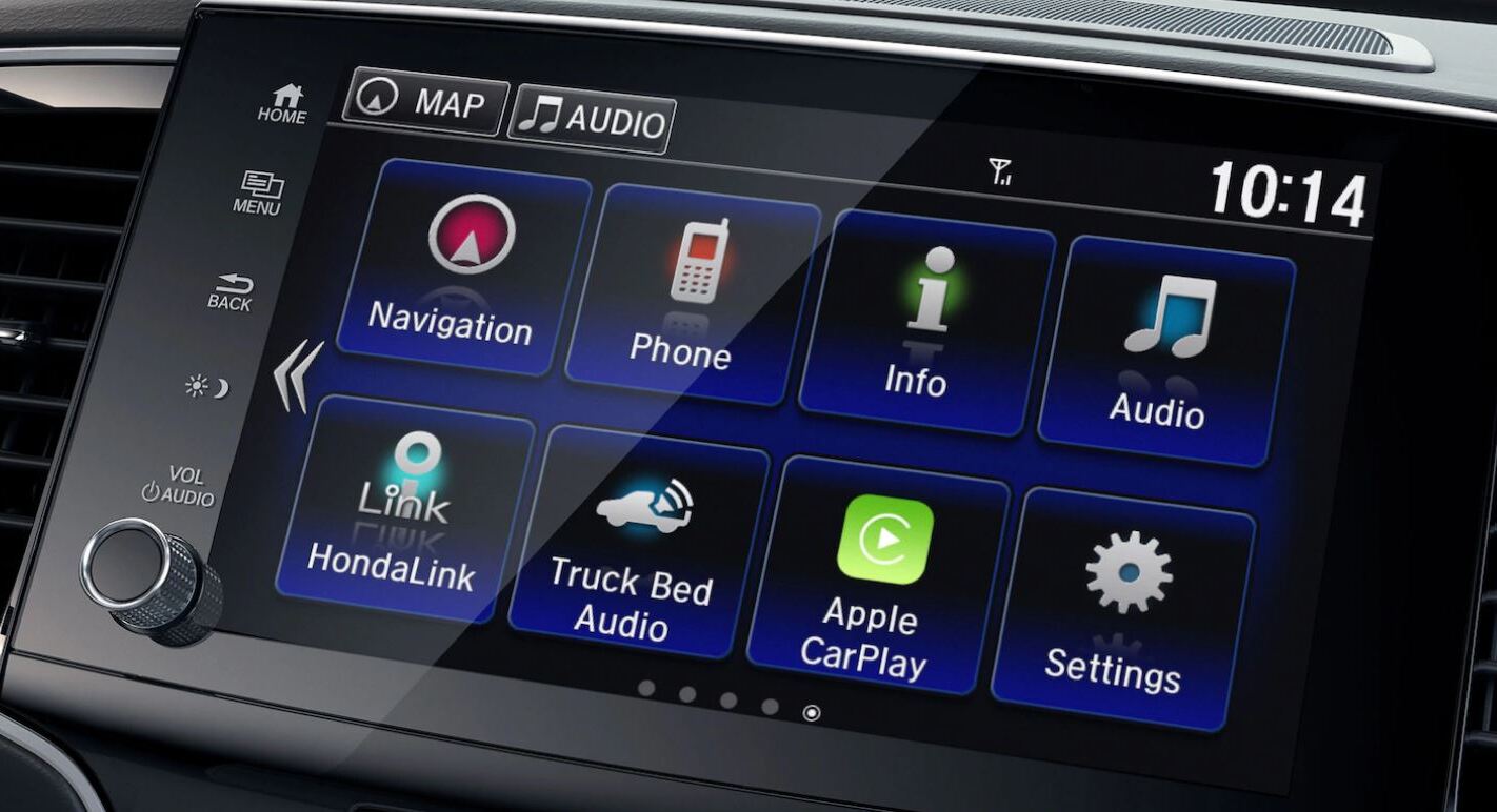 Touchscreen in the 2021 Ridgeline