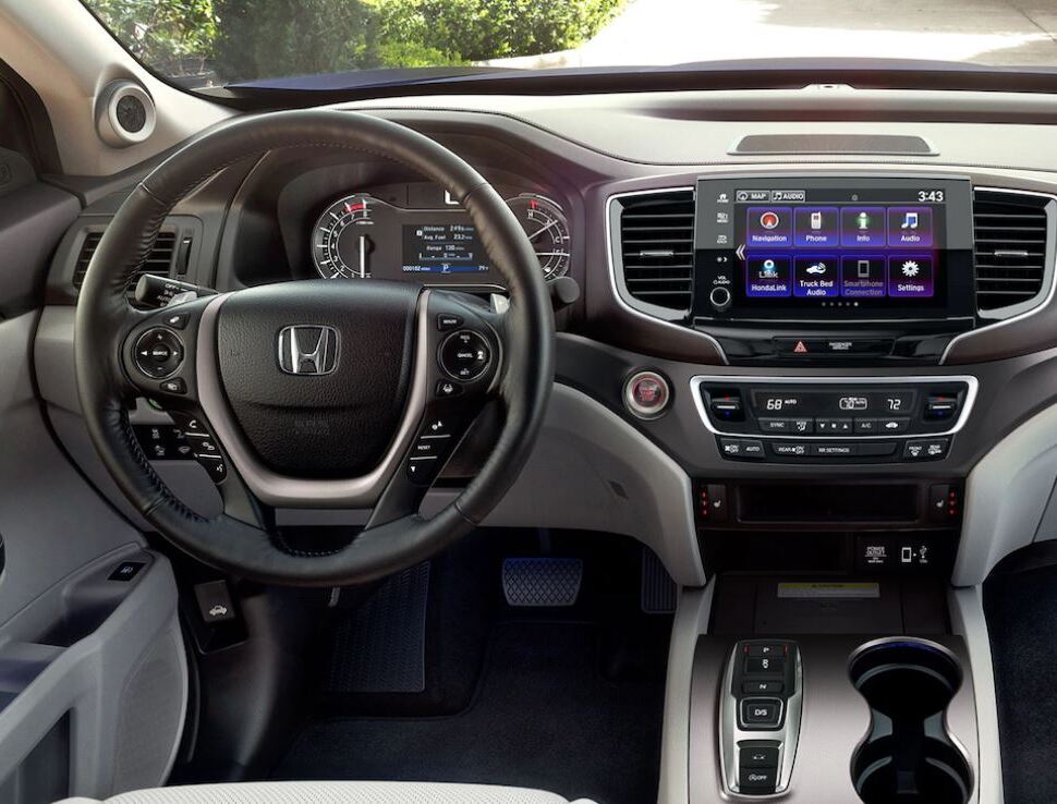 Steering Wheel of the 2021 Ridgeline