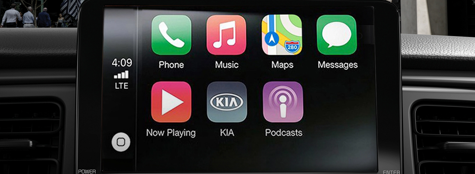 Standard Wireless Apple CarPlay® in the 2021 Rio