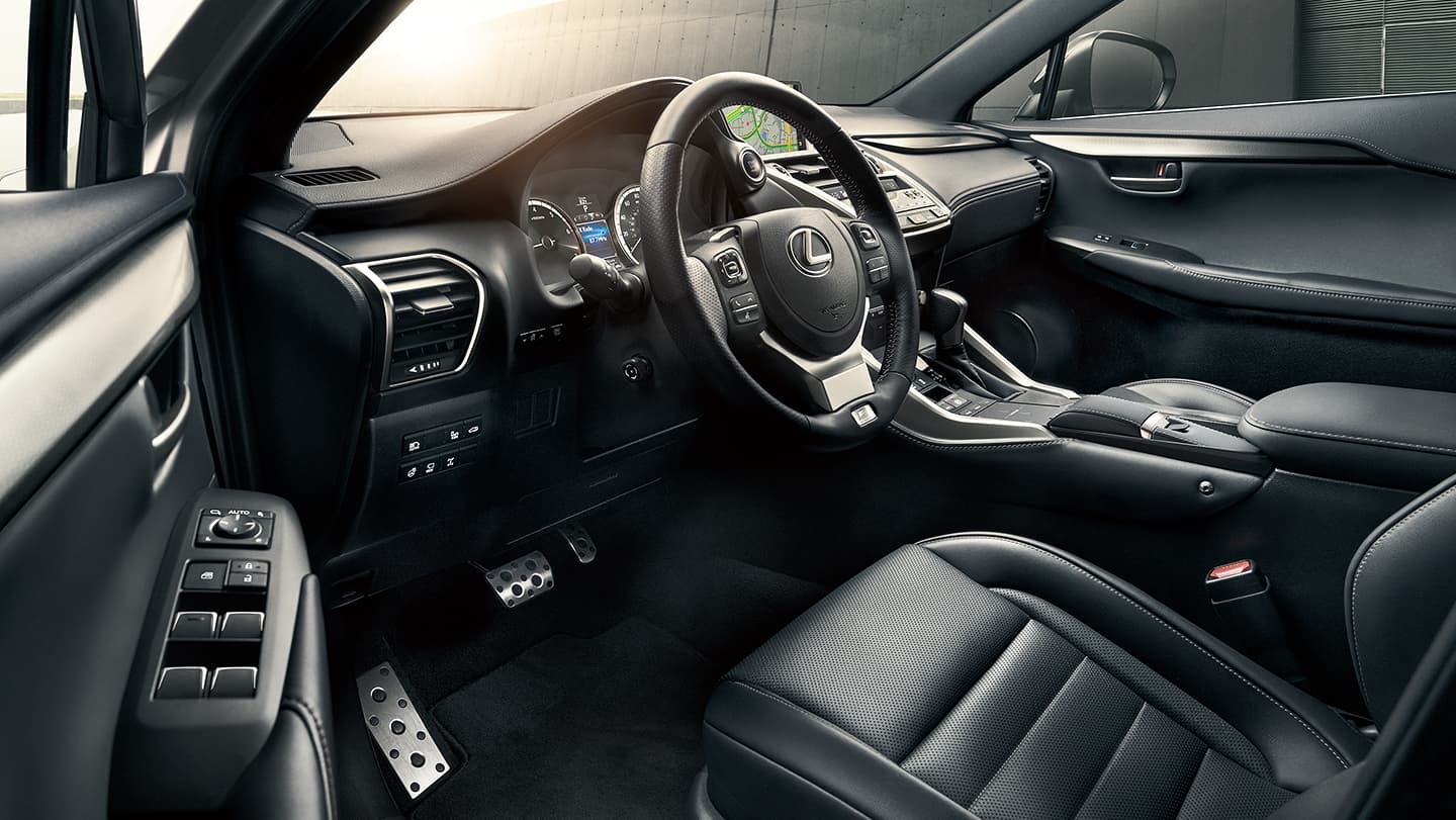 Interior of the 2021 Lexus NX 300