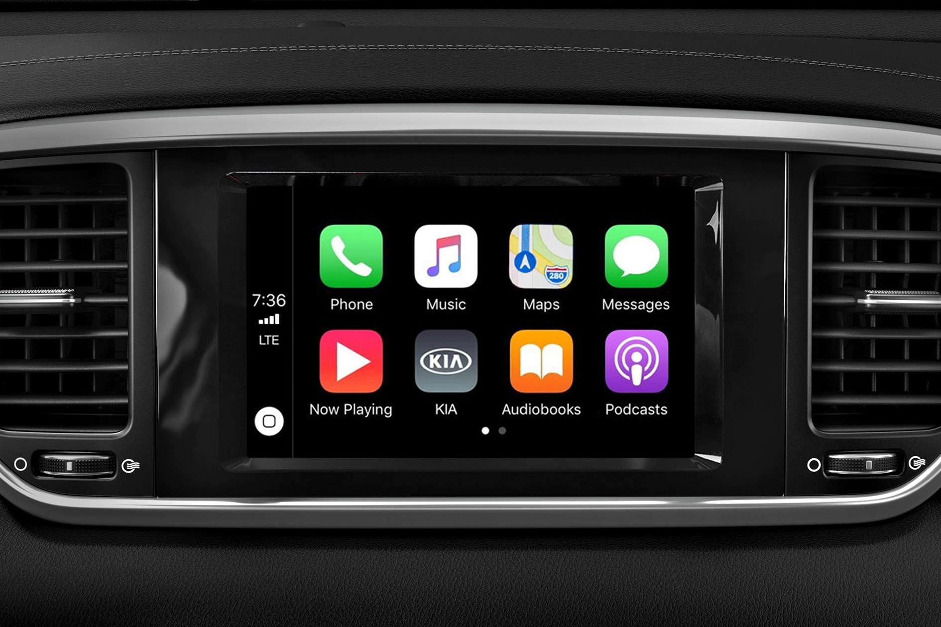 Standard Apple CarPlay® in the 2022 Sportage