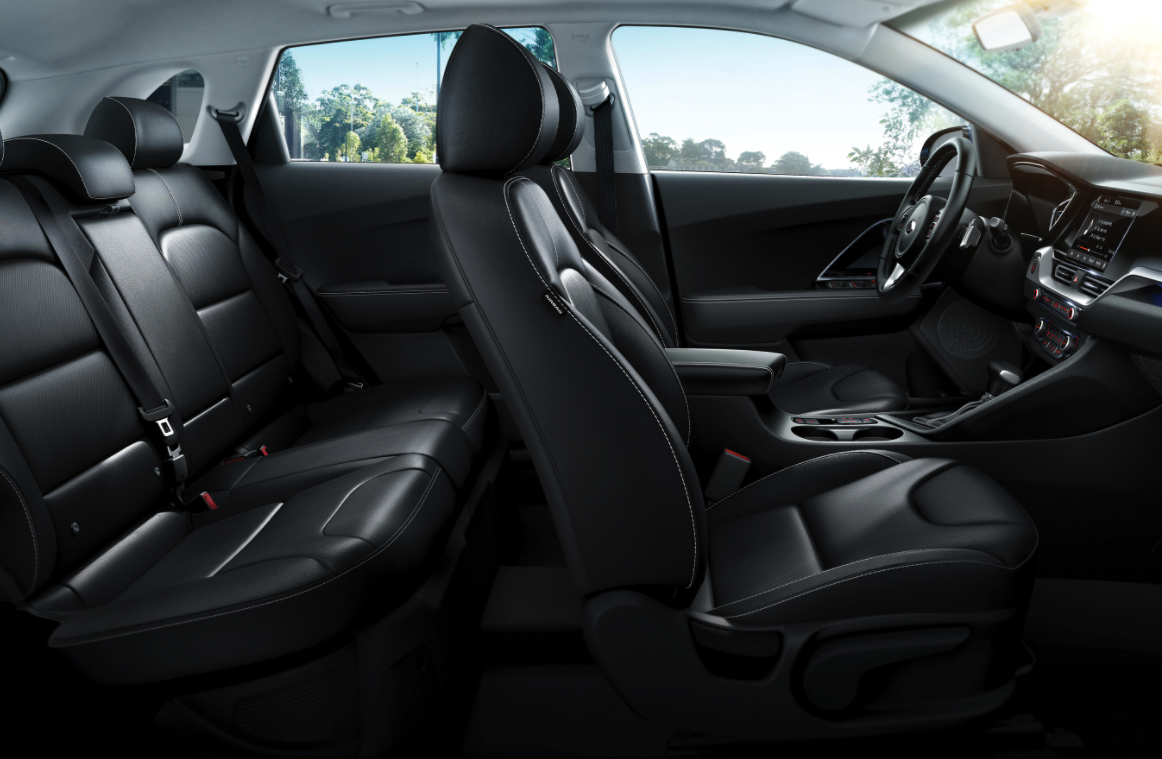Interior of the 2021 Kia Niro