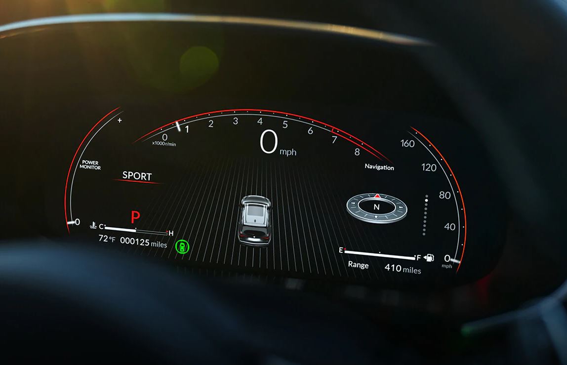 Dashboard of the 2022 Acura MDX