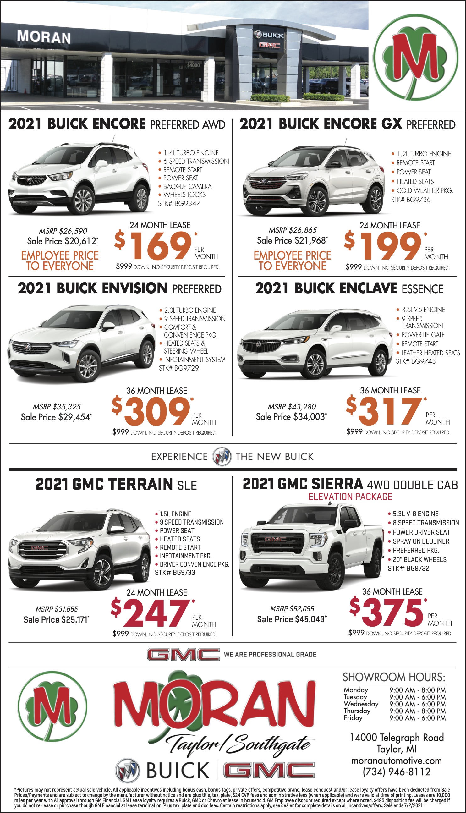 Taylor Buick GMC New Ad Moran Automotive