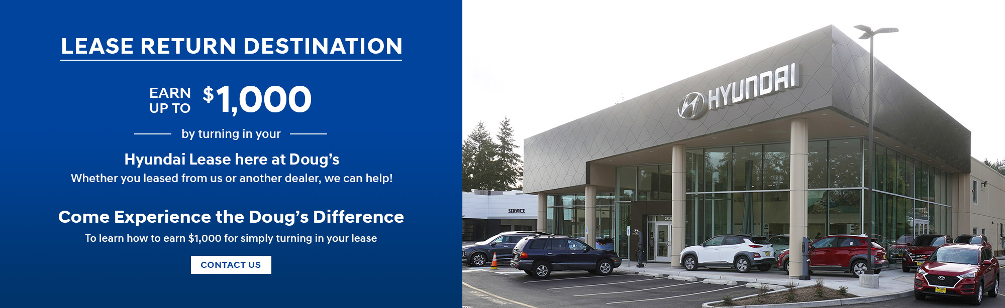 Lease Return at Doug's Hyundai Edmonds, WA