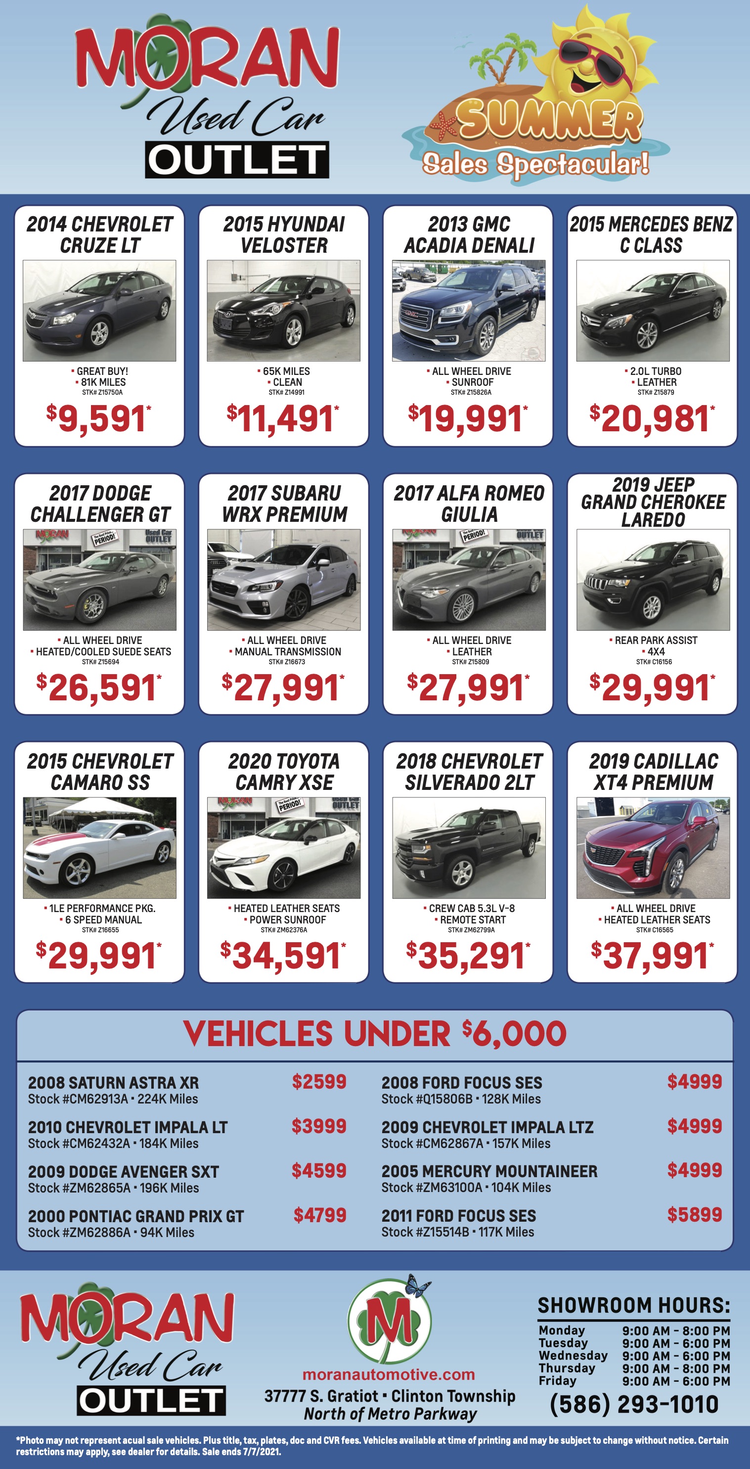 Used Car Outlet Moran Automotive