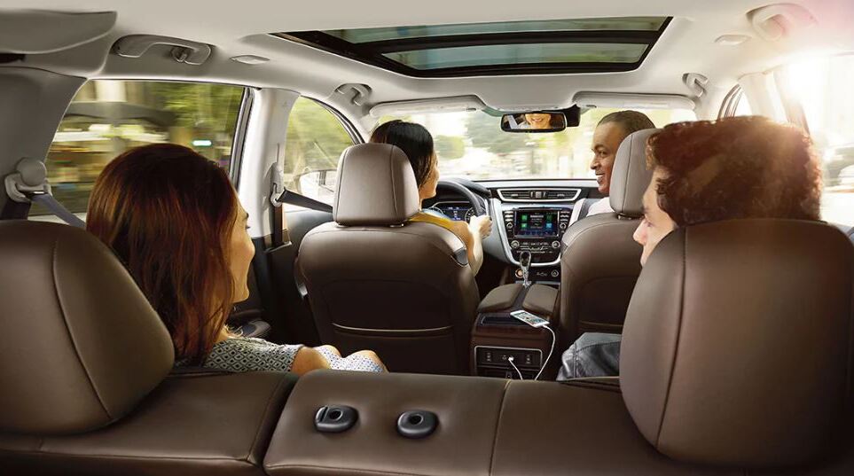 Interior of the 2021 Murano