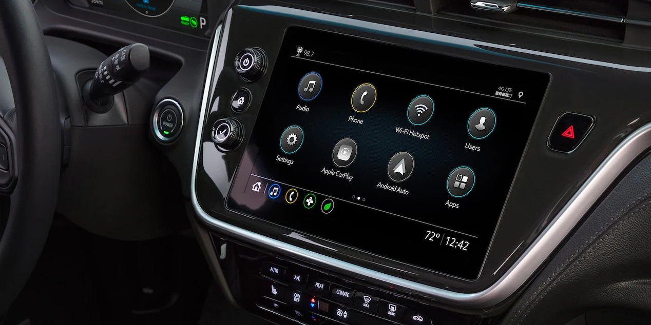 Touchscreen in the 2022 Bolt EV