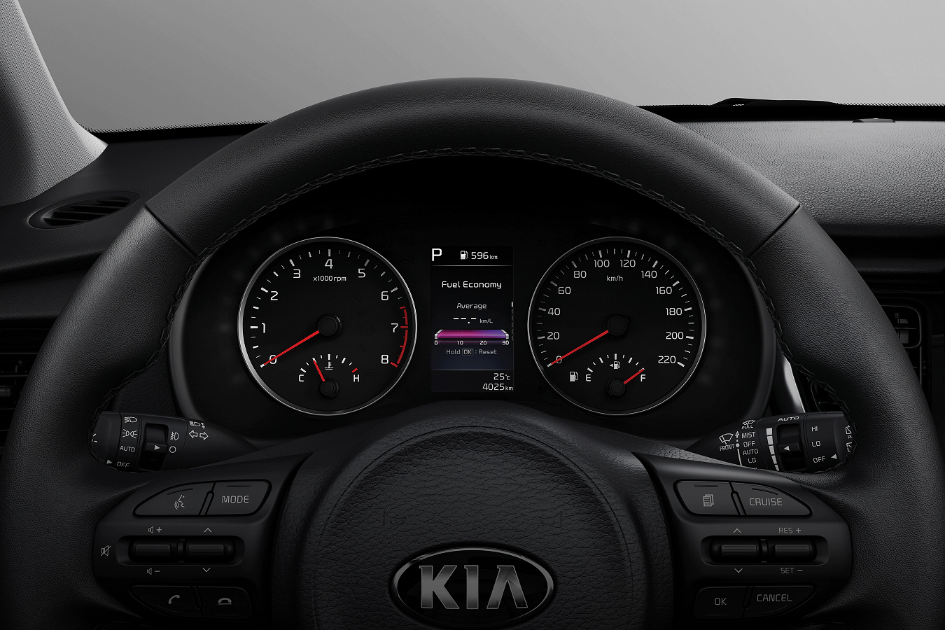 2021 Rio Instrument Panel