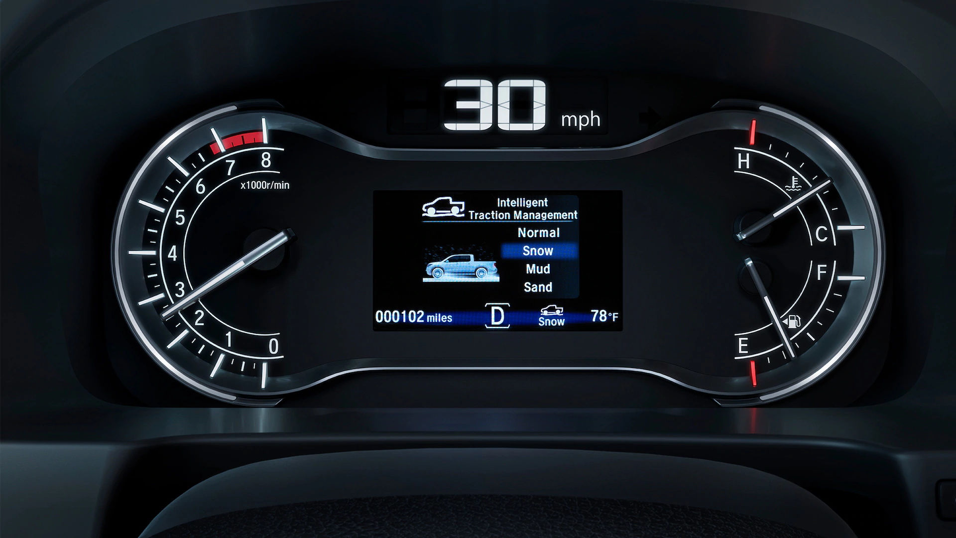 2021 Ridgeline Intelligent Traction Management