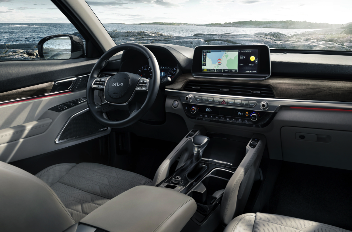 Interior of the 2022 Kia Telluride
