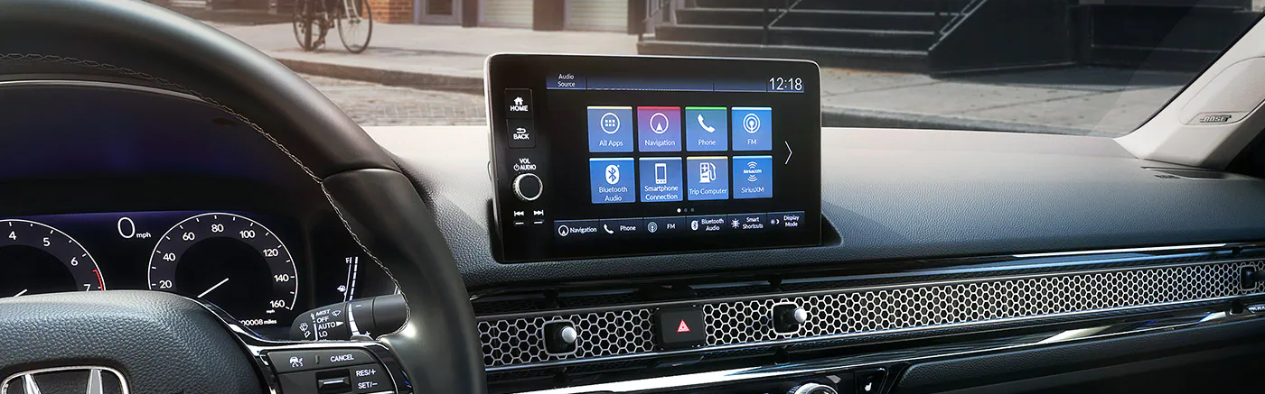Touchscreen in the 2022 Civic Sedan