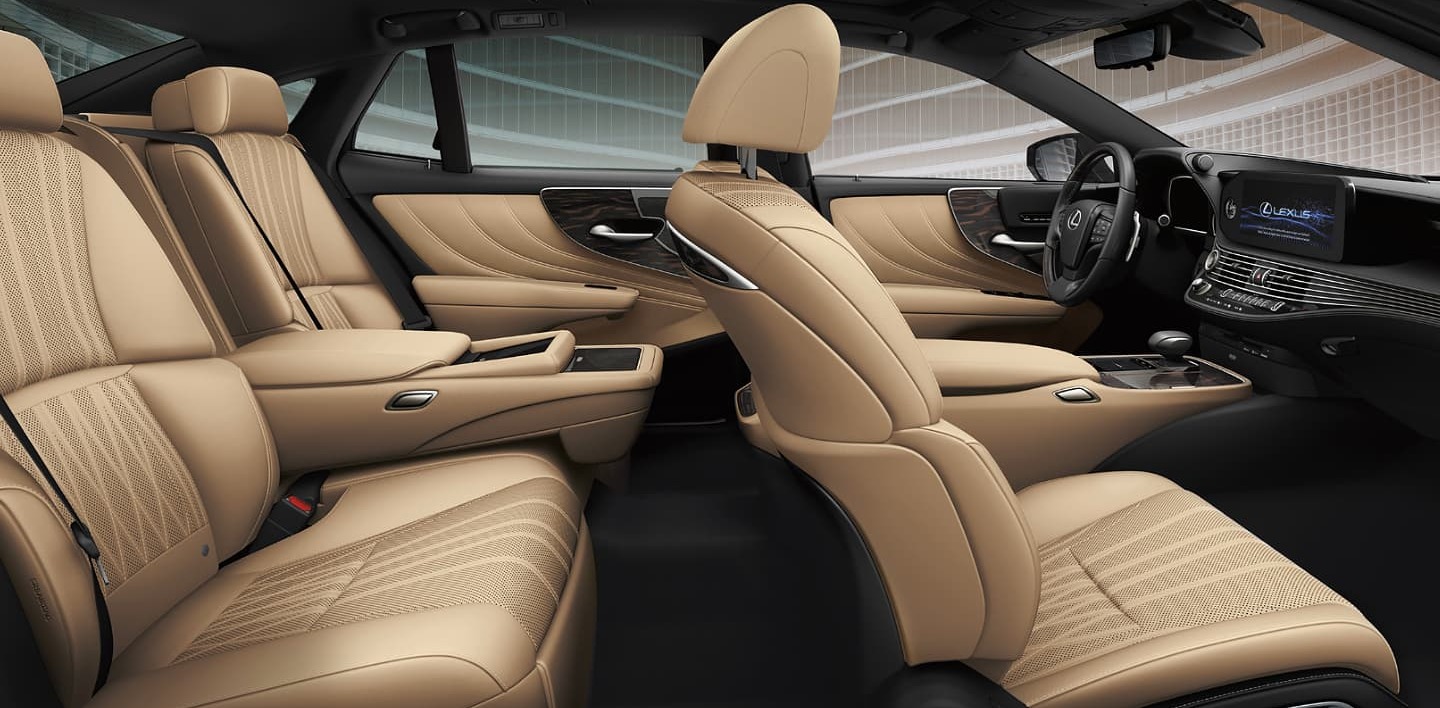 Seating in the 2021 LS 500