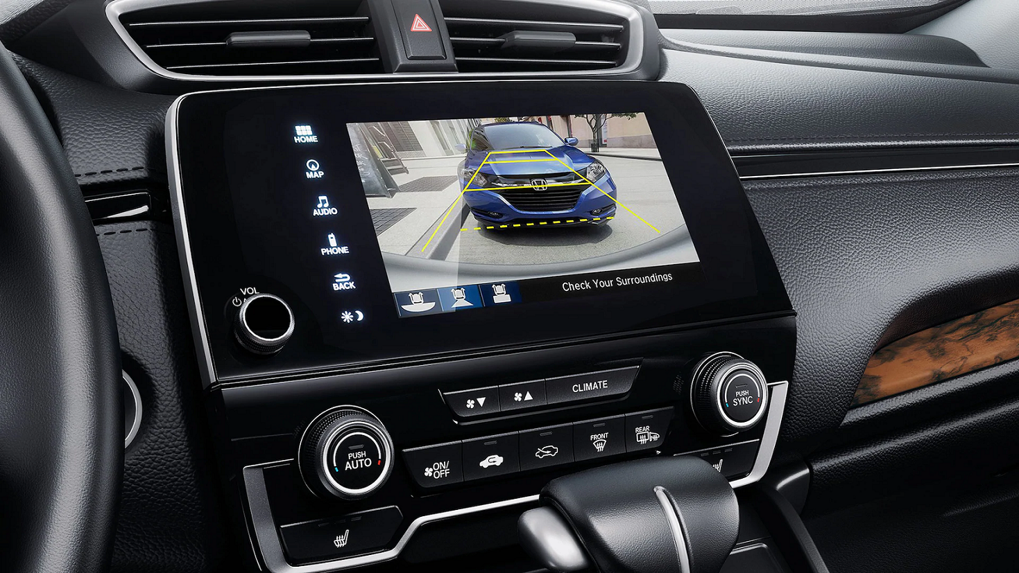 Rearview Camera in the 2021 CR-V