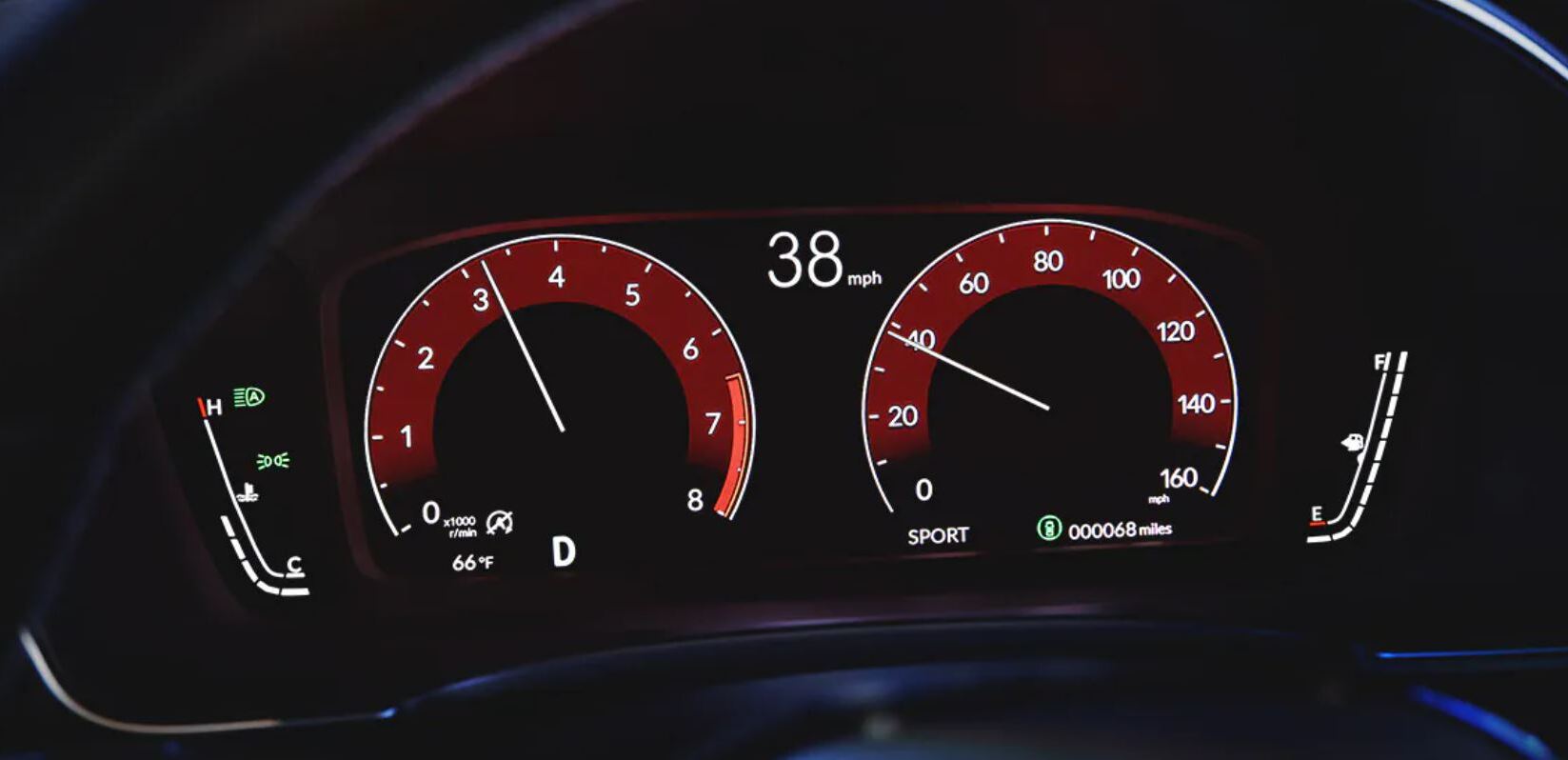 2022 Honda Civic Sedan Gauge Cluster