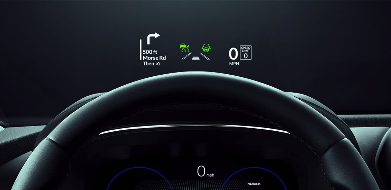 Head-Up Display in the 2022 Acura MDX