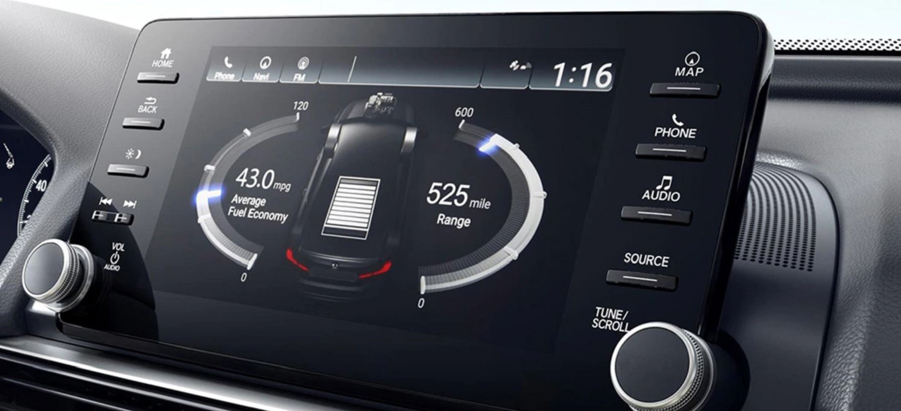 2021 Honda Accord Hybrid Touchscreen Display