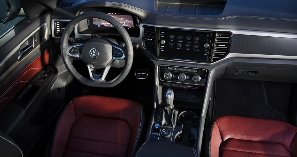 Interior of the 2021 Atlas Cross Sport