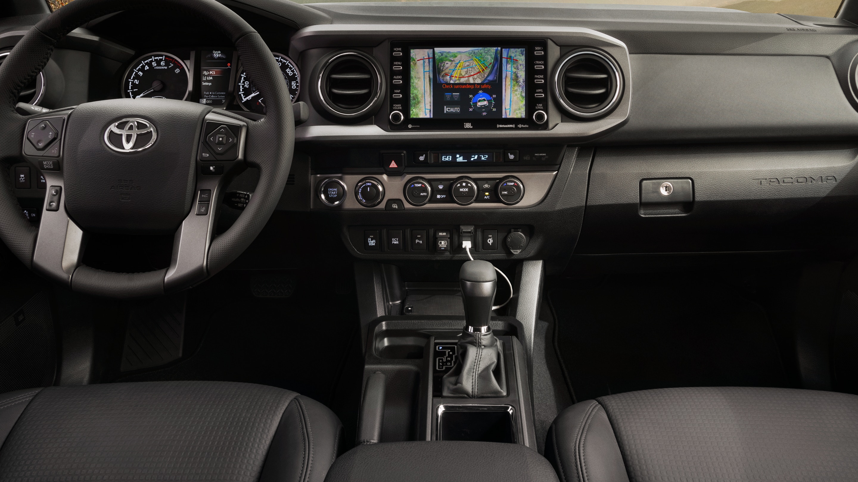 Interior of the 2021 Tacoma
