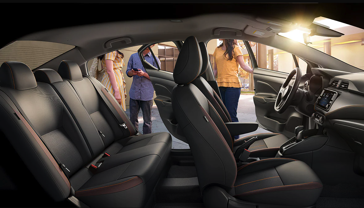Interior of the 2021 Nissan Versa
